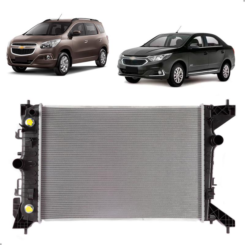 Radiador De Agua Original Onix 2013 A 2019 Prisma 2017 A 2019 Spin 2017 A 2022 C/ Cambio Manual