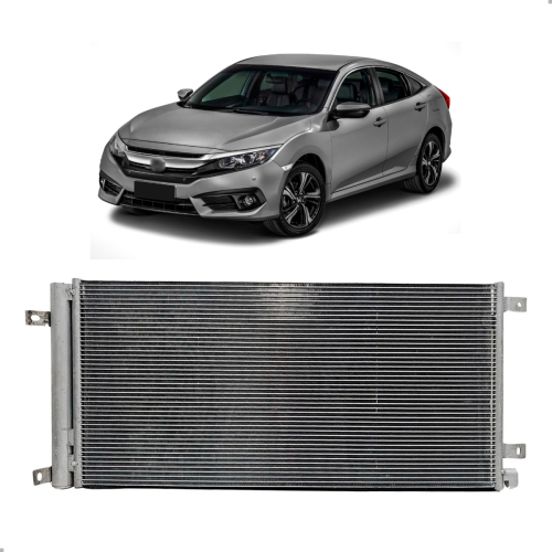Condensador Ar Honda Civic 1.5 16v Turbo 2017 A 2019 C/ar Automatico