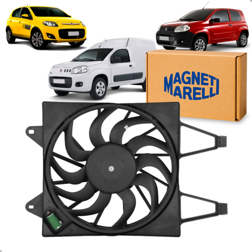 Eletroventilador Original Mobi Grand Siena Novo Uno Novo Palio Fiorino 1.0 1.4 C/ar
