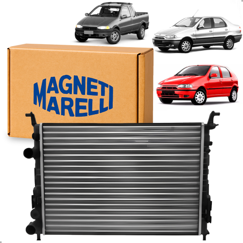 Radiador Original Fiat Palio Siena Strada 1.0 /1.6 /1.8 1996 A 2001 C/ Ar Manual