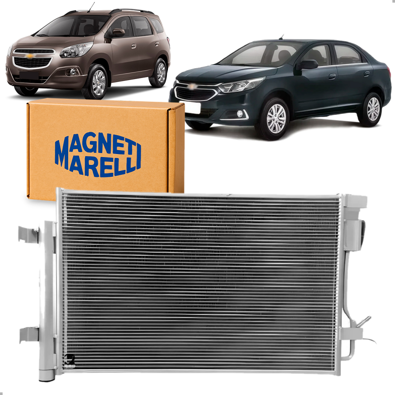 Condensador De Ar Original Cobalt Spin 1.4/1.8 2016 A 2025 Onix Prisma 1.0/1.4 2017 A 2019