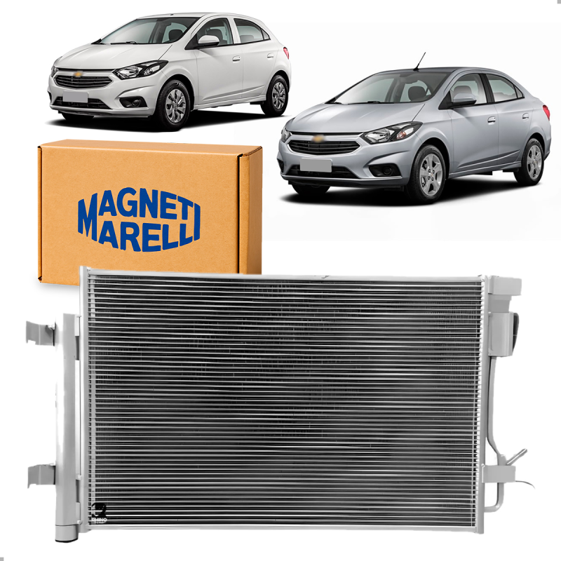 Condensador De Ar Original Cobalt Spin 1.4/1.8 2016 A 2025 Onix Prisma 1.0/1.4 2017 A 2019