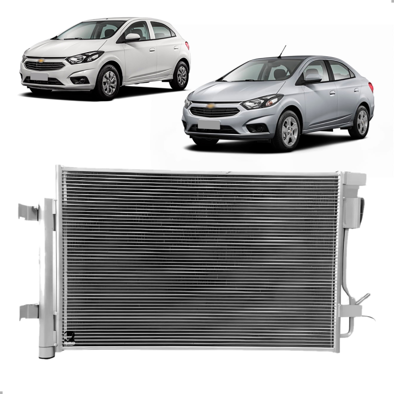 Condensador De Ar Original Cobalt Spin 1.4/1.8 2016 A 2025 Onix Prisma 1.0/1.4 2017 A 2019