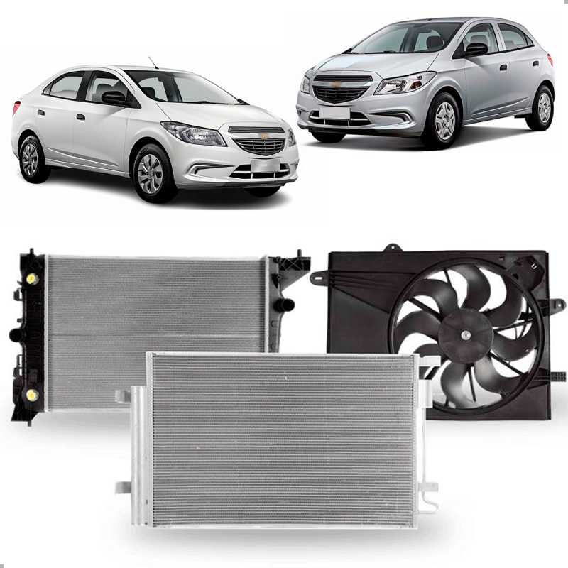 Kit Colisao Onix  Prisma 1.4 2014 A 2019 Cobalt Spin 1.8 2017 A 2022