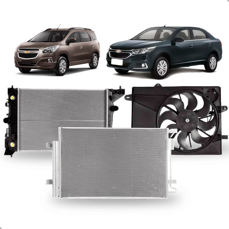 Kit Colisao Onix  Prisma 1.4 2014 A 2019 Cobalt Spin 1.8 2017 A 2022