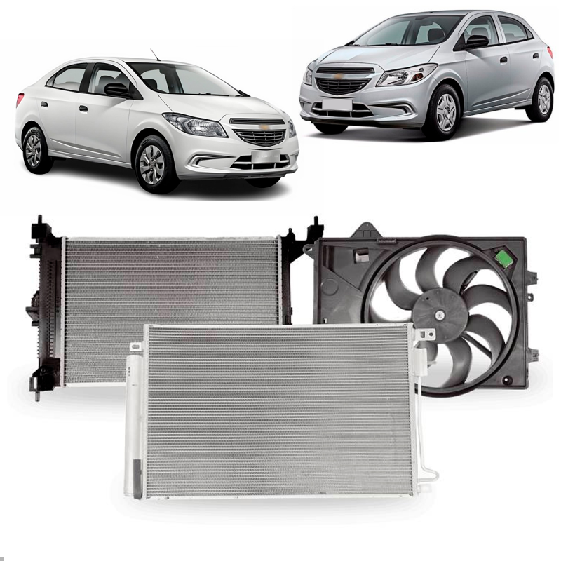 Kit Colisao Onix Prisma 1.4 Flex 2014 A 2019 Cobalt Spin 1.8 Flex 2014 A 2016