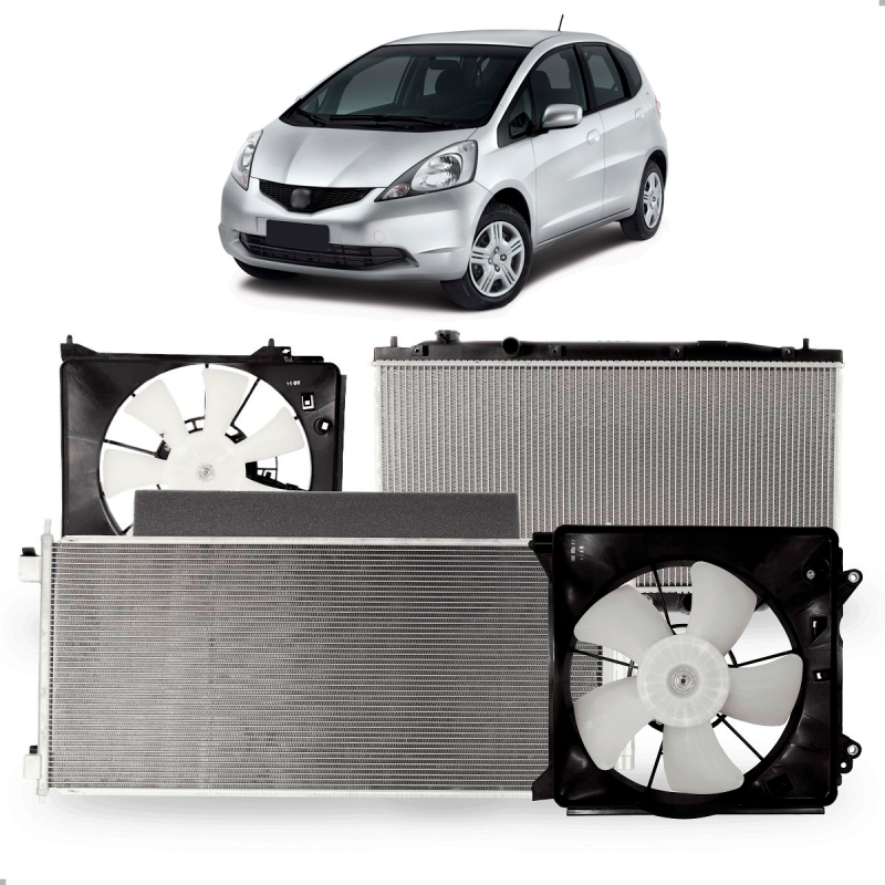 Kit Colisao Honda Fit 1.4 1.5 City 1.5 2010 A 2014