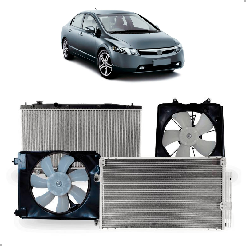 Kit Colisao Civic 1.8 16v Flex 2006 A 2009