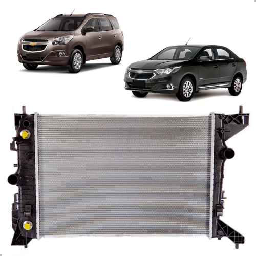 Radiador Original Cobalt Spin 1.8 2017 A 2018 Onix Prisma 1.0 1.4 2014 A 2019 Manual C/ar Automatico