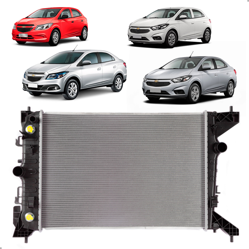 Radiador Original Cobalt Spin 1.8 2017 A 2018 Onix Prisma 1.0 1.4 2014 A 2019 Manual C/ar Automatico