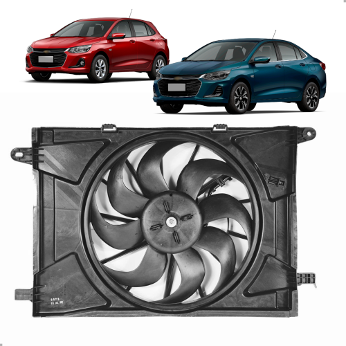 Eletroventilador Original Onix 1.0 Lt/plus 2020 A 2024 Com Ar