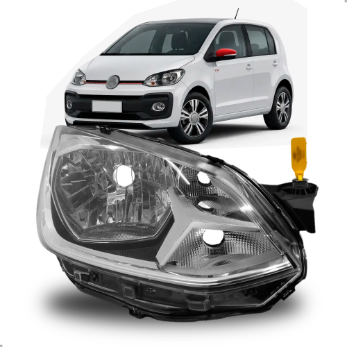 Farol Original Up! 2018 A 2021 Lado Direito Mascara Negra