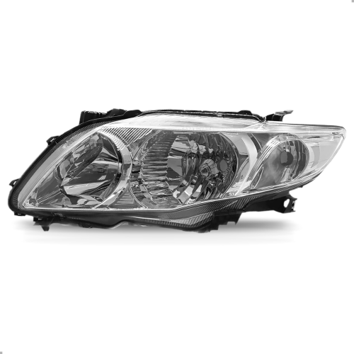 Farol Original Corolla 2009 A 2011 Lado Esquerdo Cromado