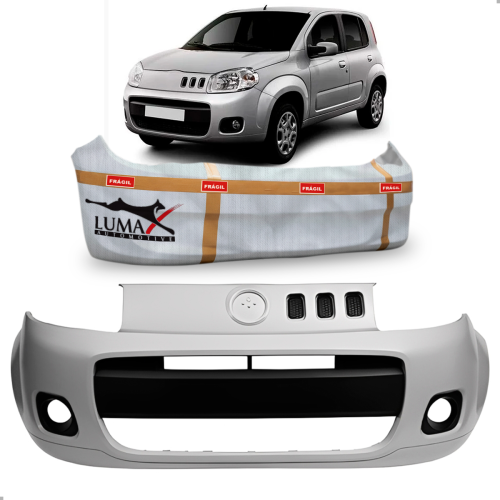 Parachoque Dianteiro Uno Vivace 2010 A 2016 Primer C/furo