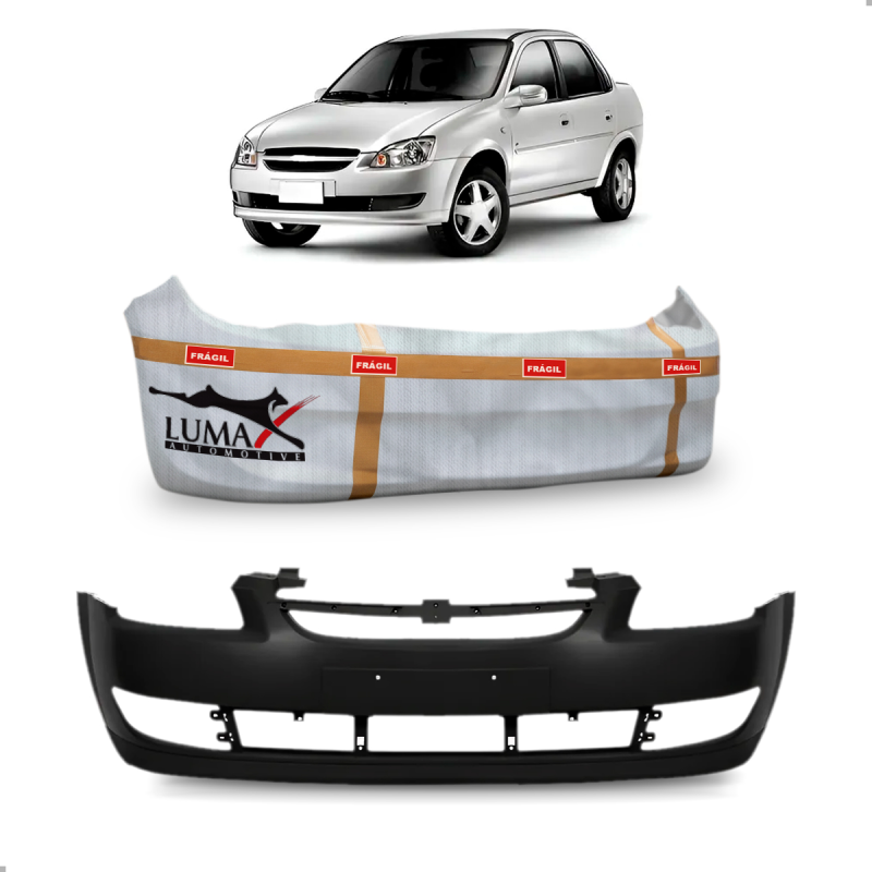 Parachoque Dianteiro Corsa Classic Ls 2011 A 2016 Para Pintura