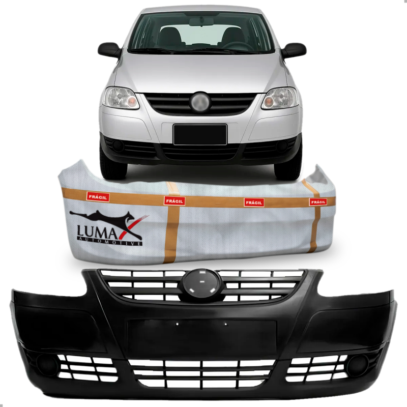 Parachoque Dianteiro Fox Spacefox 2006 A 2010 S/ Furo Para Pintura