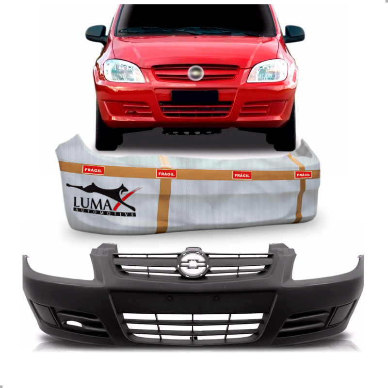Parachoque Dianteiro Celta Prisma 2007 A 2010 Para Pintura