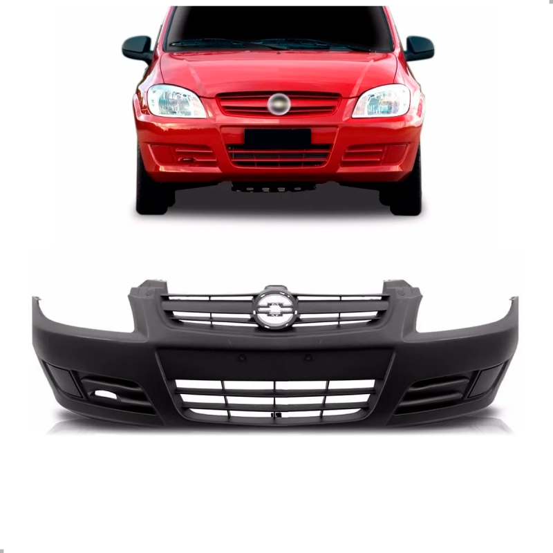 Parachoque Dianteiro Celta Prisma 2007 A 2010 Para Pintura