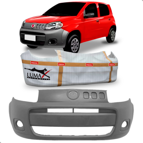 Parachoque Dianteiro Fiorino 2014 A 2022 Cinza Texturizado