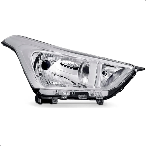 0161034 Farol Original Creta 2017 A 2021 Lado Direito Cromado Regulador Manual