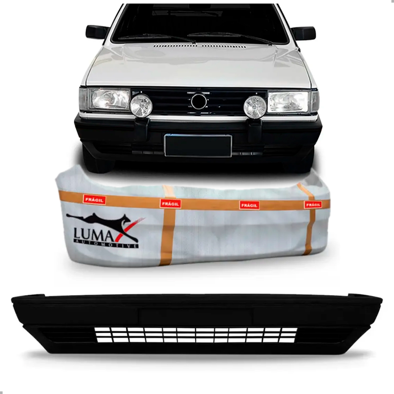 Parachoque Dianteiro Gol Parati Saveiro Voyage 1987 A 1994 Preto Texturizado(c60635)