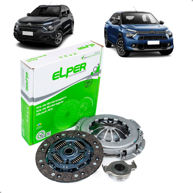 Kit Embreagem Argo 1.0 6v 1.3 8v 2017 A 2025 Basalt 2024 C3 208 2022 A 2025 Mobi 1.0 6v 1.3 6v Uno 1.0 6v 2019 A 2021