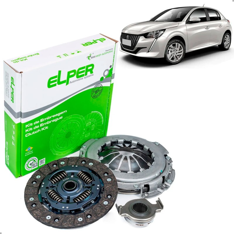 Kit Embreagem Argo 1.0 6v 1.3 8v 2017 A 2025 Basalt 2024 C3 208 2022 A 2025 Mobi 1.0 6v 1.3 6v Uno 1.0 6v 2019 A 2021