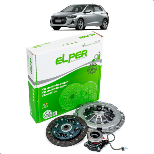 Kit Embreagem Onix 1.0 Aspirado 2019 A 2025 Cambio F176hr Disco E Atuador Hidraulico