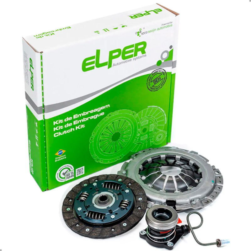 Kit Embreagem Onix 1.0 Aspirado 2019 A 2025 Cambio F176hr Disco E Atuador Hidraulico