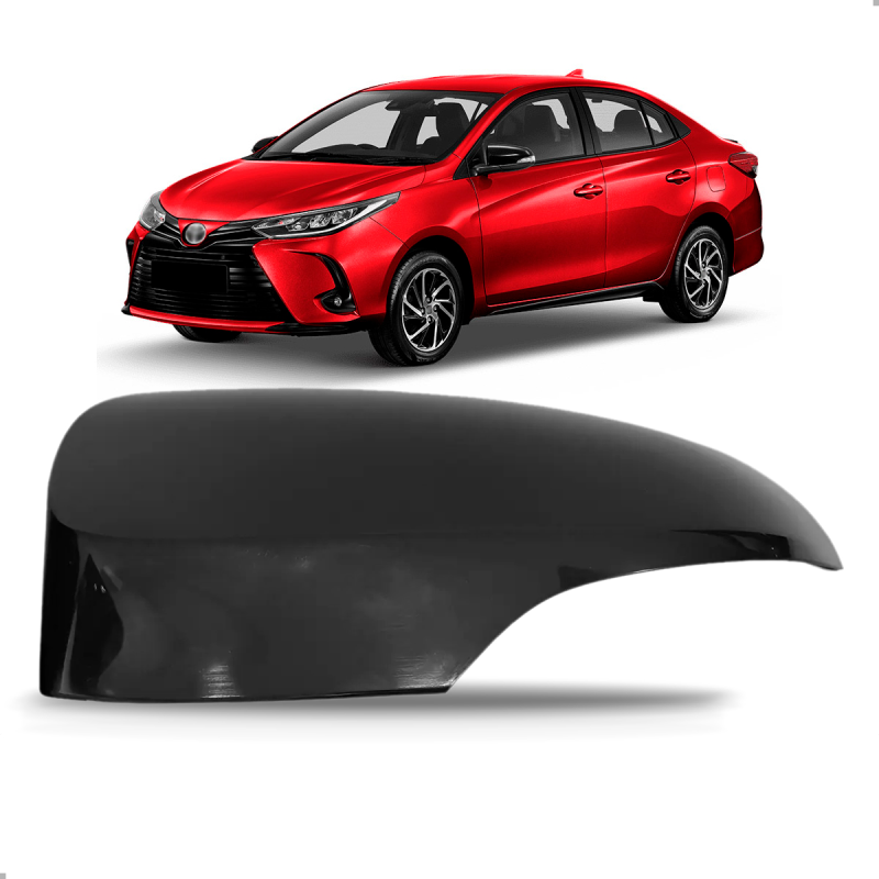 Capa Retrovisor Yaris 2018 A 2026 Para Pintura Lado Esquerdo
