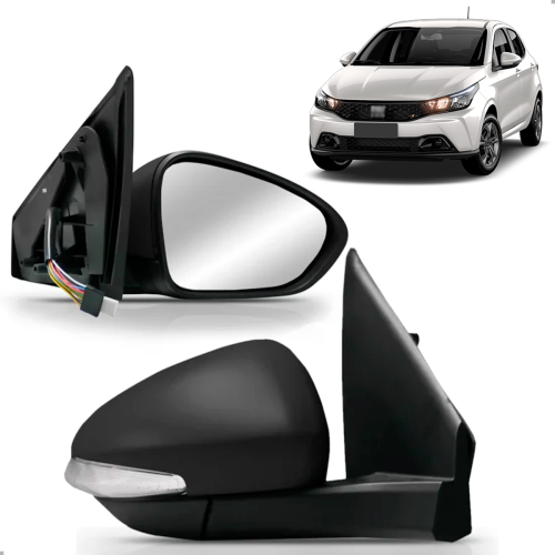 Retrovisor Original Argo 2023 A 2025 Lado Direito Regulador Eletrico Com Pisca