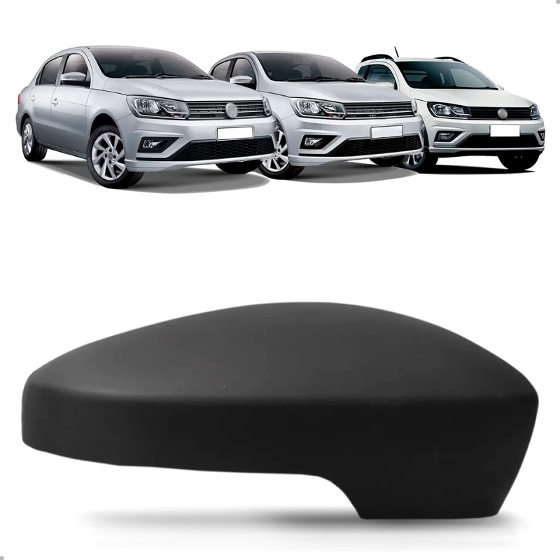 Capa  Retrovisor Up 2014 A 2022 Fox Voyage Saveiro G6 G7 G8 Com Furo Para Pintura Direito