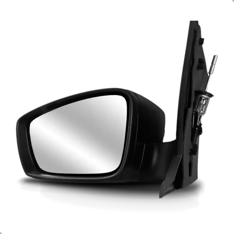 Retrovisor Original Fox 2010 A 2014 Com Controle Manual Sem Pisca Lado Esquerdo