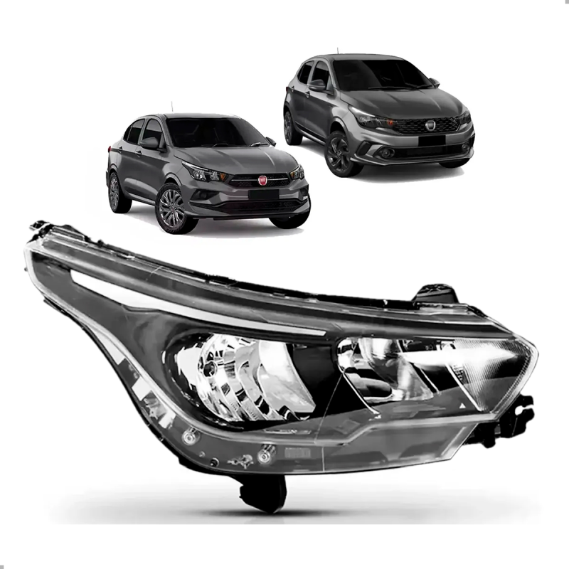 Farol Argo 2024 A 2025 Lado Direito Sem Led
