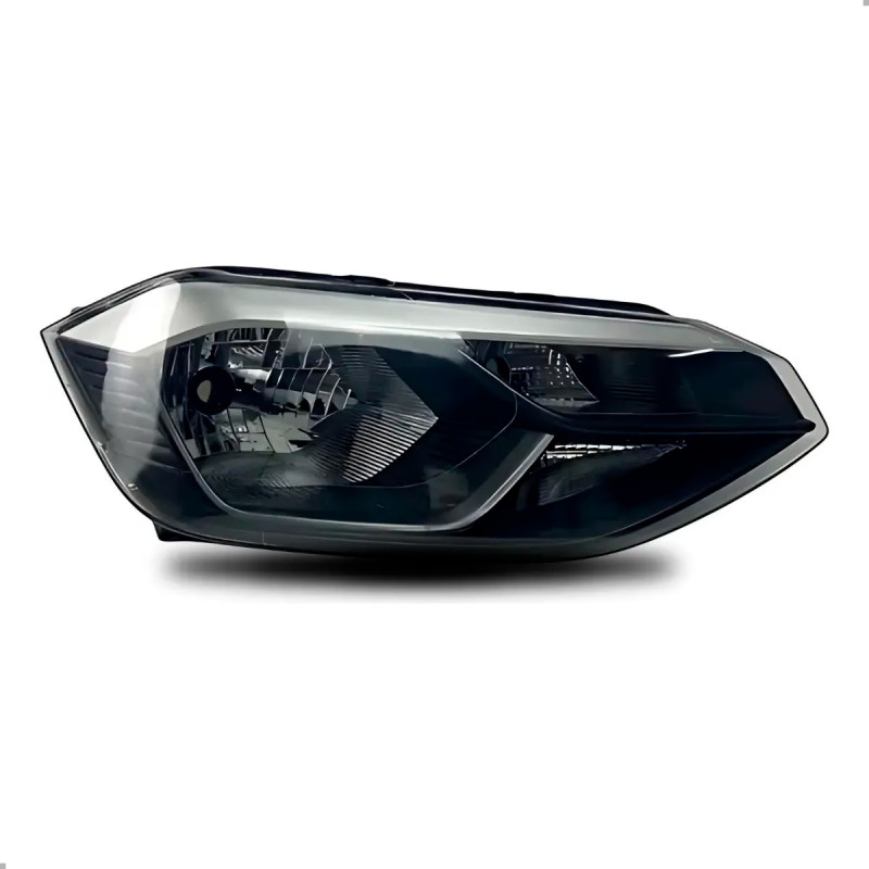 Farol Polo Track 2023 A 2024 Lado Direito Mascara Negra