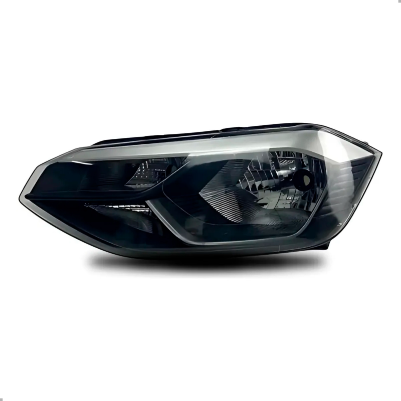 Farol Polo Track 2023 A 2024 Lado Esquerdo Mascara Negra