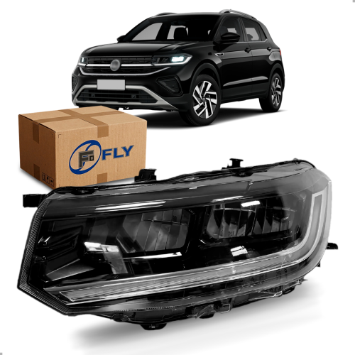 Farol T-cross 2025 A 2027 Regulagem Manual Lado Esquerdo