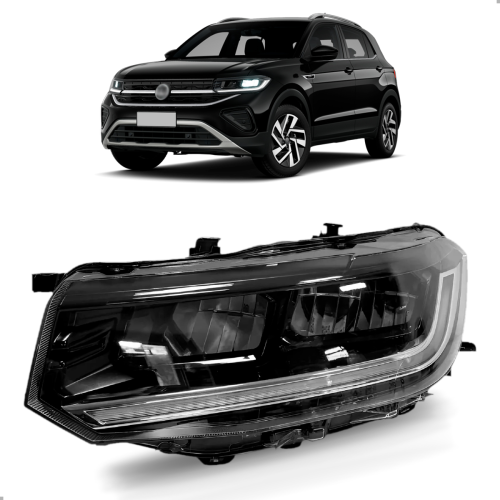 Farol T-cross 2025 A 2027 Regulagem Manual Lado Esquerdo