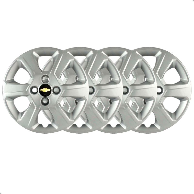 JOGO DE CALOTAS MONTANA 2013 A 2017 COM EMBLEMAS ARO 15