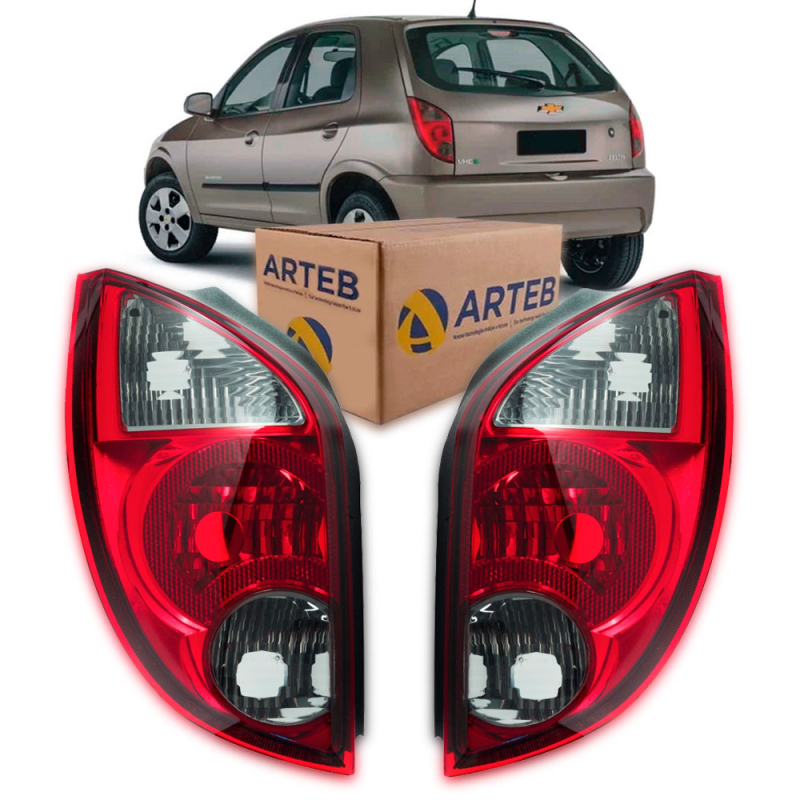 PAR LANTERNA ORIGINAL CELTA FUME 2010 2011 2012 2013 2014