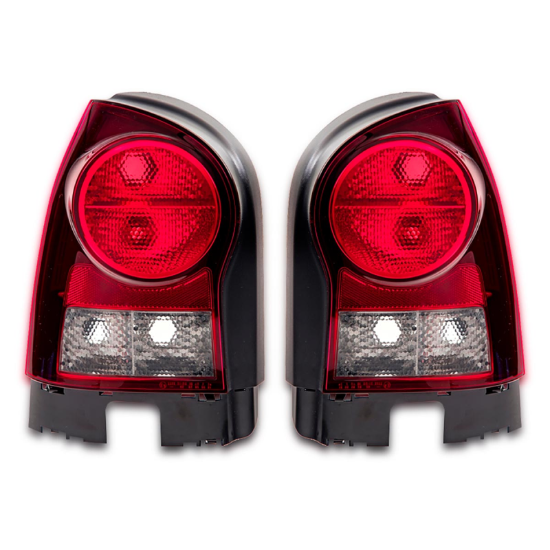 PAR LANTERNA TRASEIRA GOL G4 2006 A 2014 BORDA PRETA RE FUMê ORIGINAL ARTEB