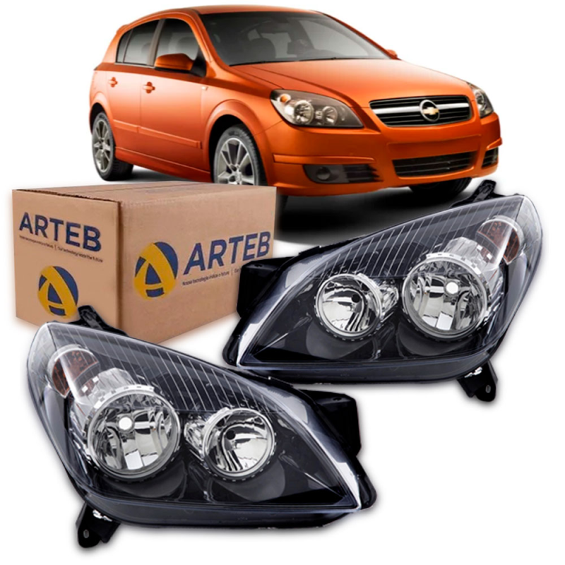 PAR FAROL ORIGINAL VECTRA GT GTX 2008 2007 2006 FUMê