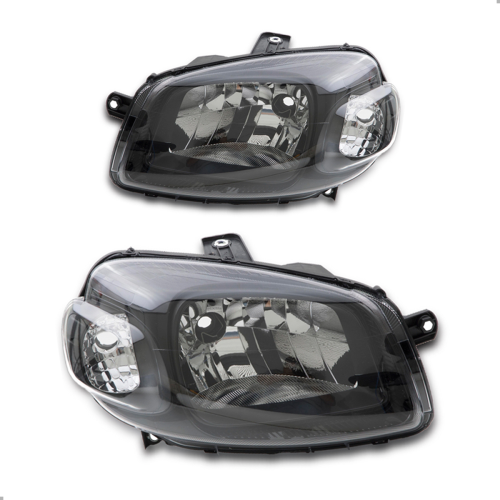 PAR FAROL UNO FIORINO 2010 A 2014 SPORTING VIVACE WAY FOCO SIMPLES MáSCARA NEGRA ORIGINAL ARTEB