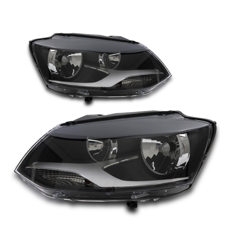 PAR FAROL FOX CROSSFOX SPACEFOX 2011 A 2014 FOCO DUPLO MáSCARA NEGRA ORIGINAL ARTEB