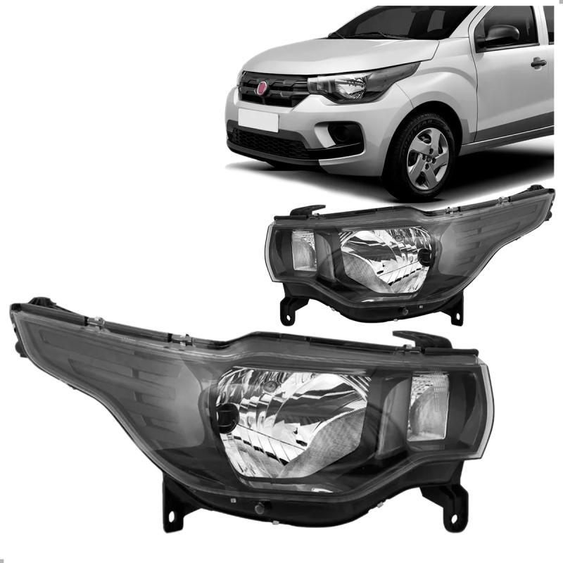 PAR FAROL MOBI ORIGINAL 2016 2017 2018 MASCARA NEGRA