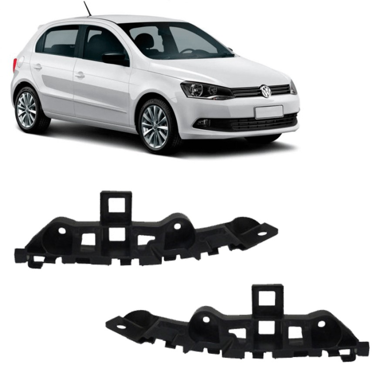 PAR GUIA DO PARA-CHOQUE DIANTEIRO GOL G6 GVI 2013 A 2016