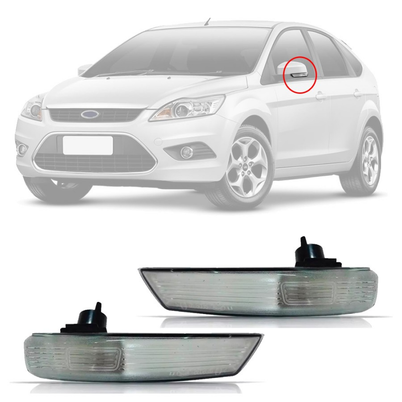 PAR PISCA SETA RETROVISOR FOCUS 2013 2012 2011 2010 09