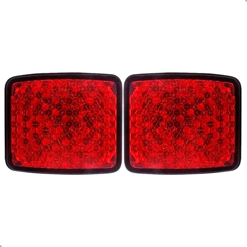 PAR REFLETOR OLHO DE GATO DO PARA-CHOQUE TRASEIRO DOBLô 2009 A 2014