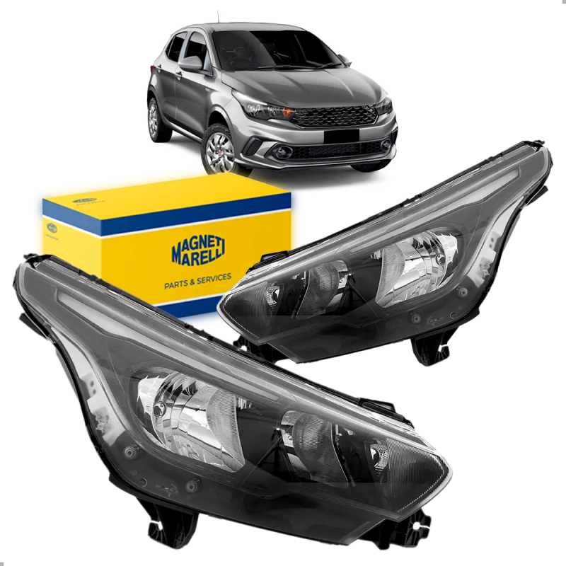 PAR FAROL ARGO CRONOS ORIGINAL 2017 2018 COM LED