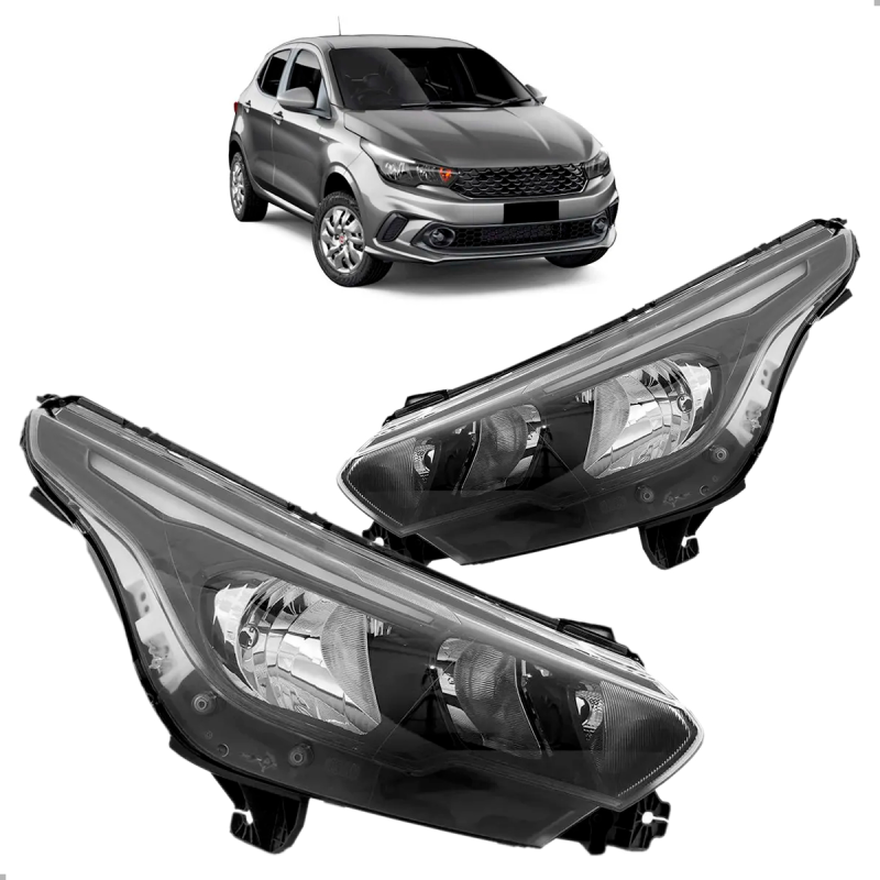 PAR FAROL ARGO CRONOS ORIGINAL 2017 2018 COM LED